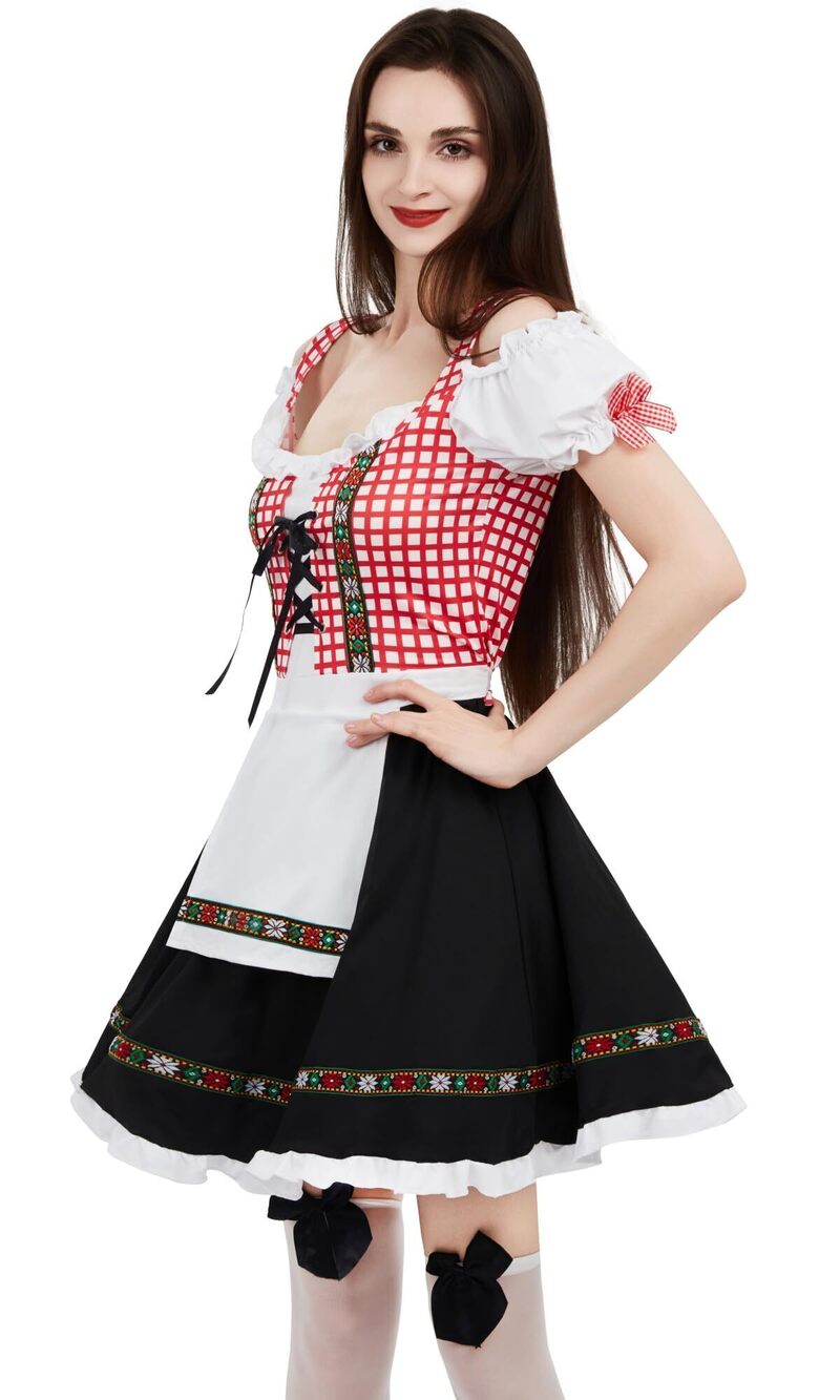 2306 Traditional German Dirndl Dress Oktoberfest Beer Festival Costume